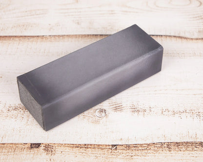 Pinario | Personalized | Leather Hard Glasses Case | Gray