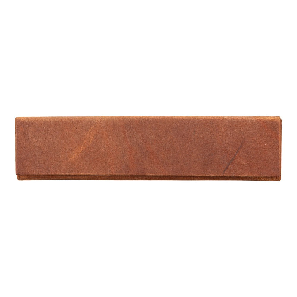 Pinario | Personalized | Leather Hard Glasses Case | Brown