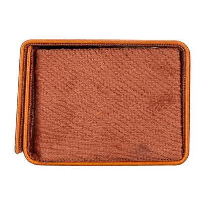 Pinario | Personalized | Leather Hard Glasses Case | Tan