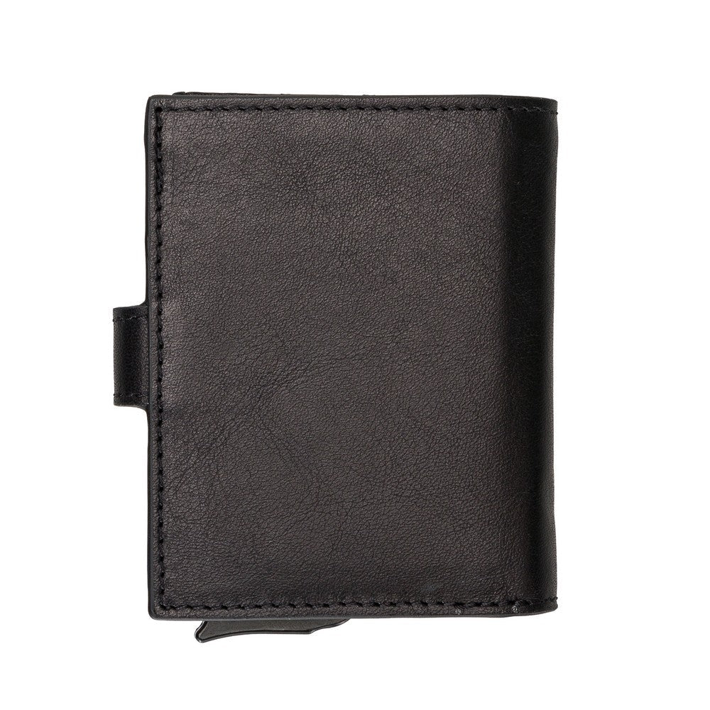 Stylish & Secure: Small Leather Pop-Up Wallet for Men/Women (RFID)