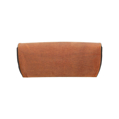 Pinario | Personalized | Leather Glasses Case | Brown